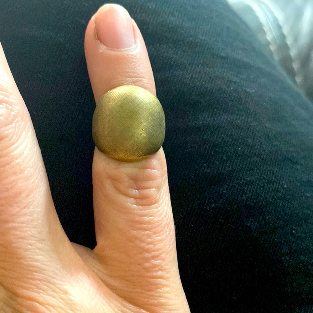 Very vintage metal ring